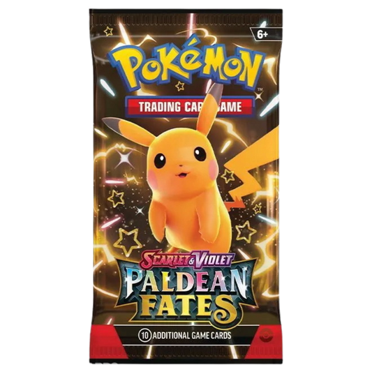 Pokemon Paldean Fates Pikachu Booster Pack