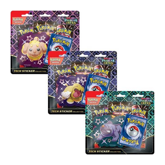 Pokemon Paldean Fates Tech Sticker Box