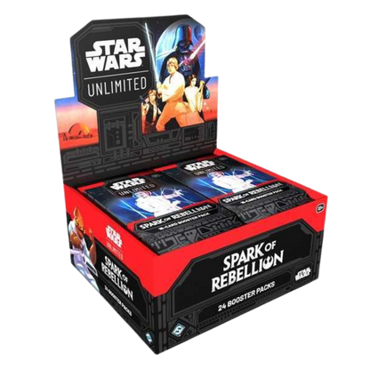 Image of a star wars spark of rebellion booster box