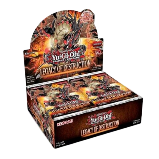 Image of a Yu-Gi-Oh! Legacy of Destruction booster box