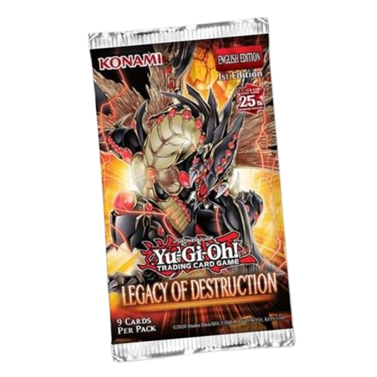 Image of a single Yu-Gi-Oh! Legacy of Destruction Booster pack